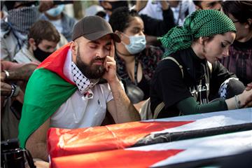 USA ISRAEL PALESTINIAN PROTEST