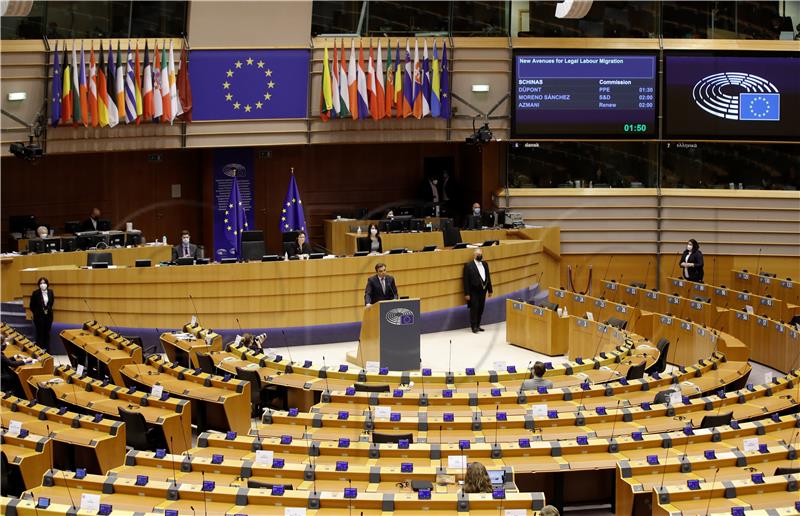 BELGIUM EU PARLIAMENT PLENARY SESSION