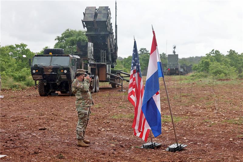  US Patriot surface-to-air missile system presented at Zemunik