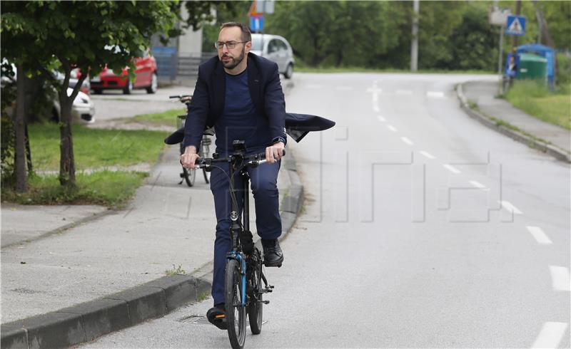 Konferencija za medije gradonačelničkog kandidata Tomislava Tomaševića