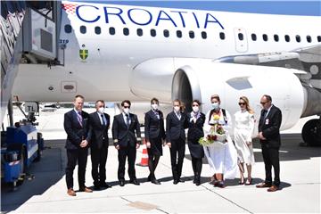 Zrakoplov Croatia Airlinesa iz Frankfurta sletio u Zračnu luku Dubrovnik