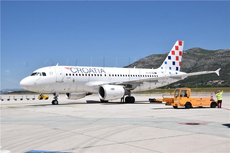 Zrakoplov Croatia Airlinesa iz Frankfurta sletio u Zračnu luku Dubrovnik