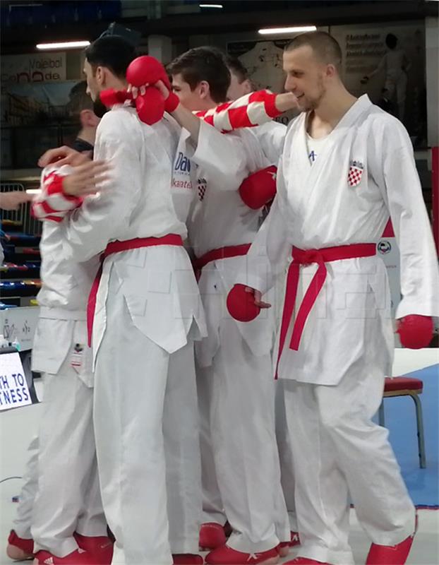 Croatian male karate team wins gold at European Championship