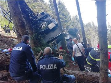 ITALY CABLE CAR ACCIDENT LAKE MAGGIORE