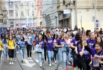 Zagreb: Maturanti organizirali "norijadu"