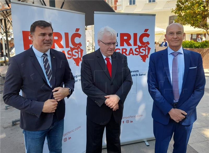 Ivo Josipović podržao SDP-ovog kandidata za istarskog župana Danijela Ferića