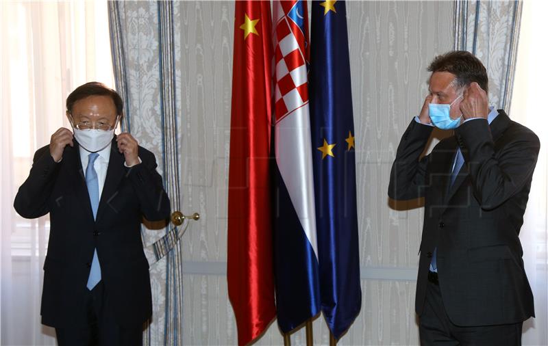 Jandroković meets Yang: Croatia-China relations good, friendly