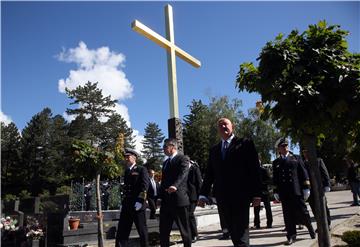 Svečano obilježavanje Dana Hrvatske vojske na groblju Mirogoj