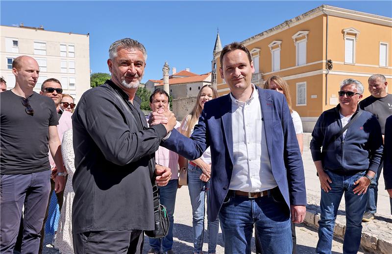 Konferencija za medije predstavnika stranaka koalicije "Srcem za Zadar"