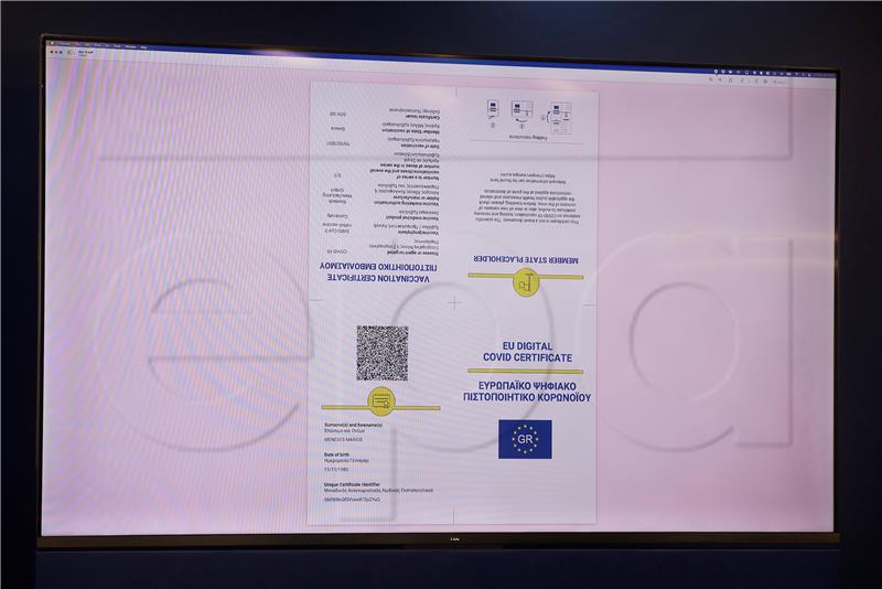 GREECE EU DIGITAL COVID19 CERTIFICATE