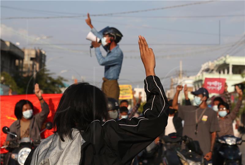 MYANMAR MILITARY COUP PROTEST