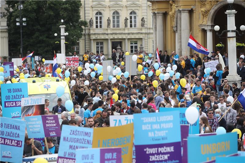 'Hod za život' u Zagrebu