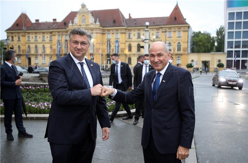 Janša: Slovenia and Croatia making joint efforts to expand space of freedom