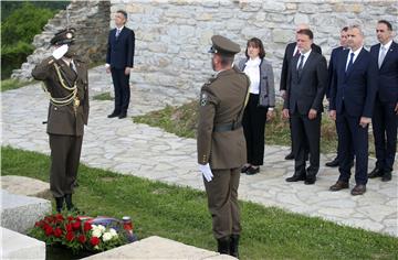 Jandroković položio vijenac na Oltaru Domovine