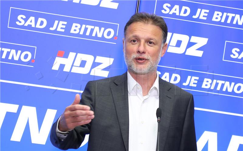 Jandroković: HDZ winner in 15 counties