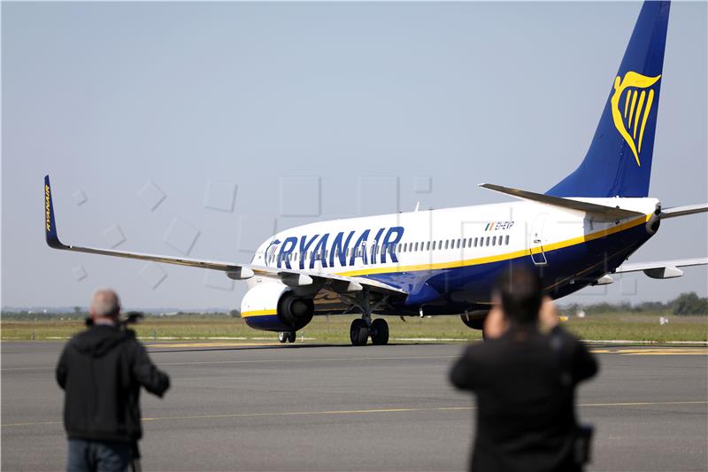 Ryanair obavio inauguracijski let prema Zagrebu