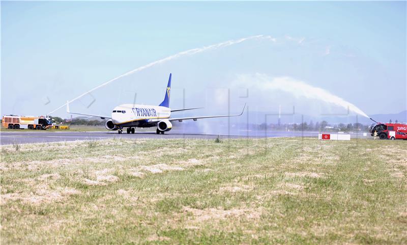 Ryanair obavio inauguracijski let prema Zagrebu