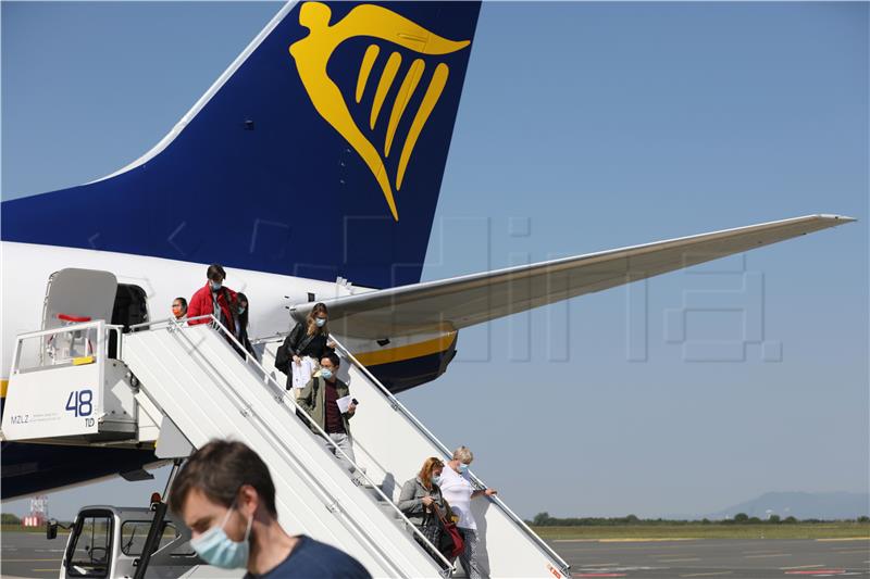 Ryanair obavio inauguracijski let prema Zagrebu