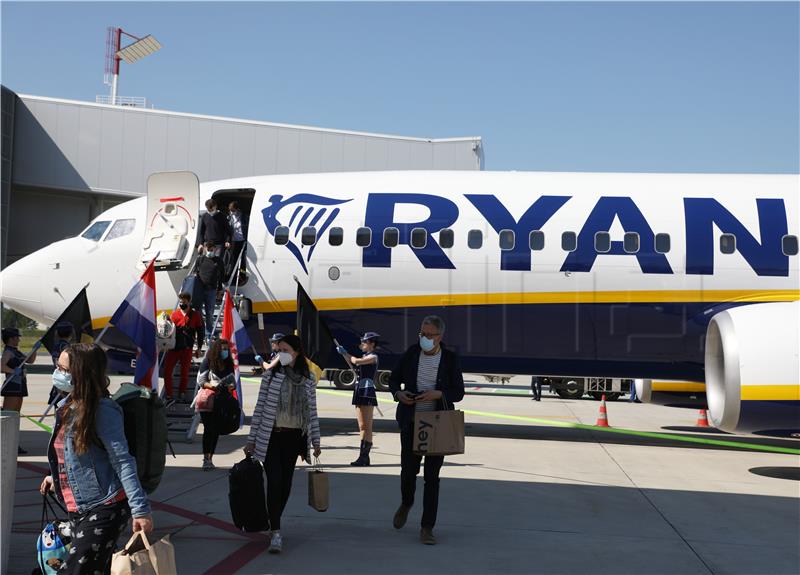 Ryanair obavio inauguracijski let prema Zagrebu