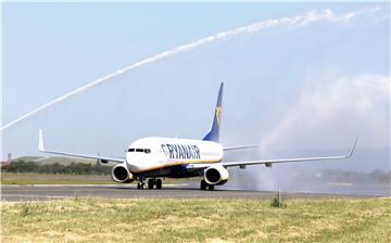 Ryanair obavio inauguracijski let prema Zagrebu