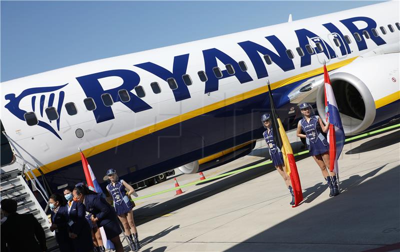 Ryanair obavio inauguracijski let prema Zagrebu