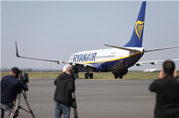 Ryanair obavio inauguracijski let prema Zagrebu