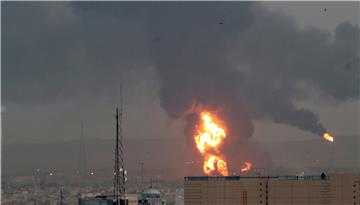 IRAN OIL REFINARY FIRE