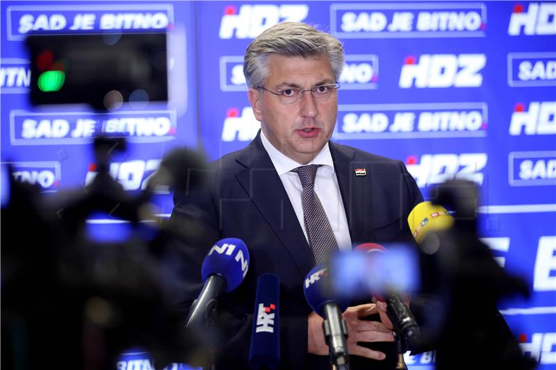 Plenković: Those were not accusations against media, but my comment on campaign