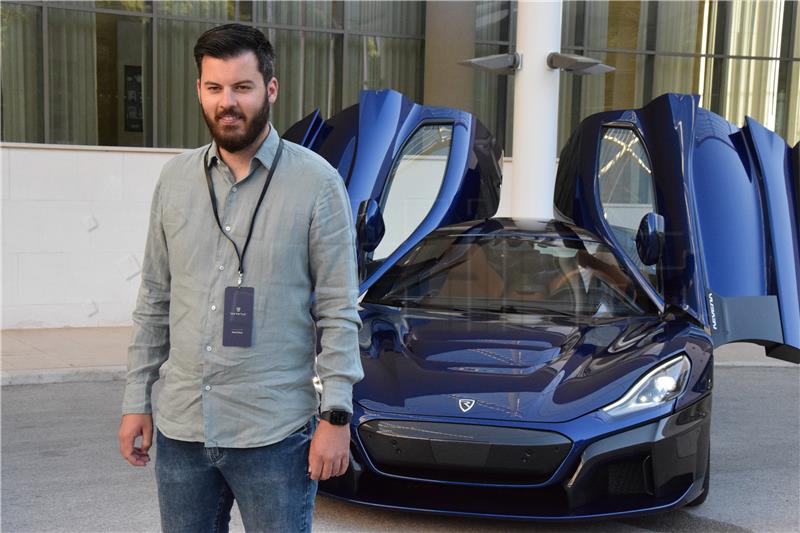 Rimac Nevera u Dubrovniku