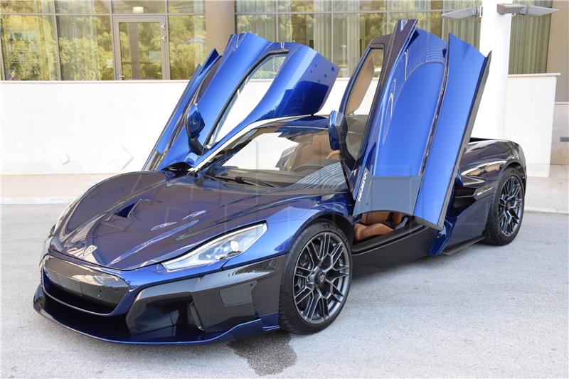 Rimac Nevera u Dubrovniku