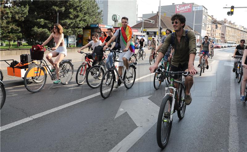 Pride Ride u Zagrebu