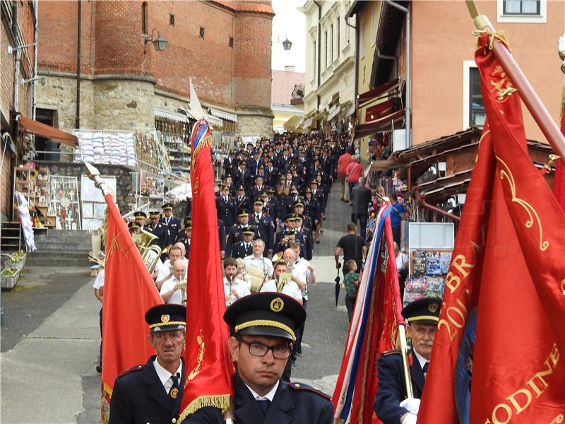 Vatrogasci sudjelovali na 22. hodočašću u Nacionalno Svetište Majke Božje Bistričke