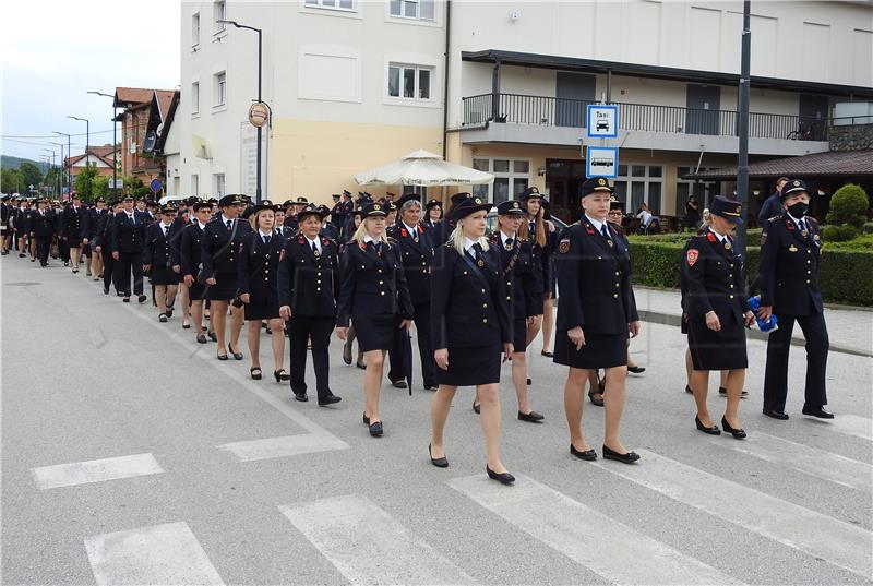 Vatrogasci sudjelovali na 22. hodočašću u Nacionalno Svetište Majke Božje Bistričke