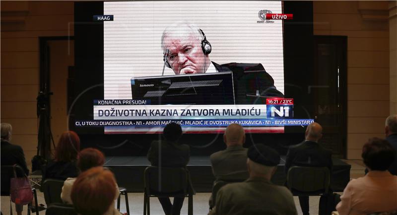 No official comments from Belgrade on verdict for Mladić