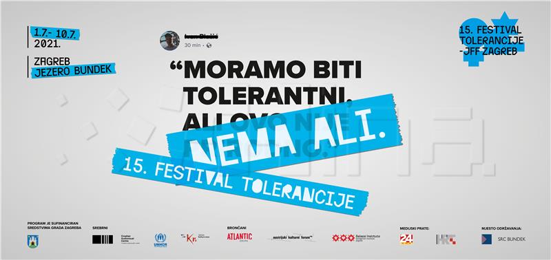 Festival tolerancije od 1. srpnja na Bundeku