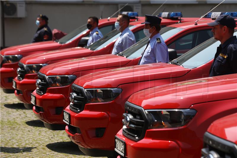 17 firefighting vehicles handed over at state firefighting school