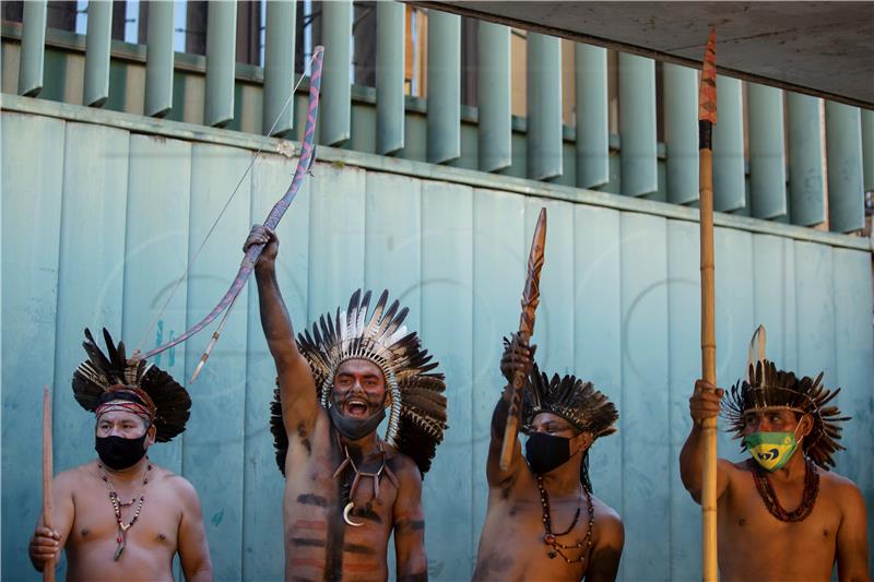 BRAZIL INDIGENOUS PROTEST