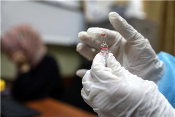 MIDEAST PALESTINIANS PANDEMIC COVID19 VACCINATION