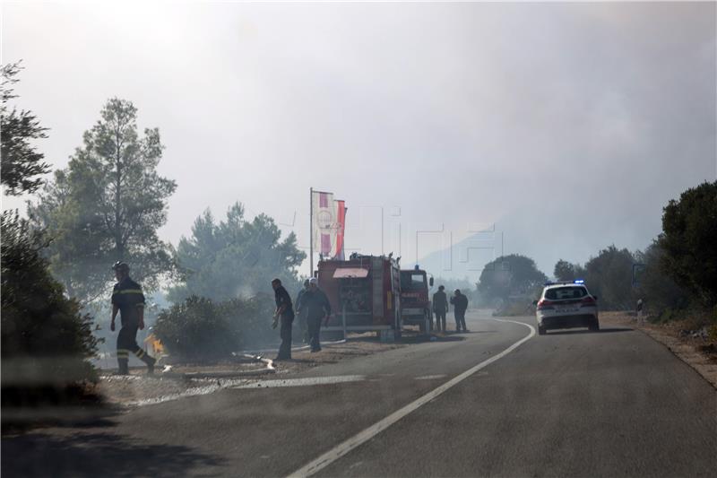 Požar na odlagalištu otpada u Malom Lošinju