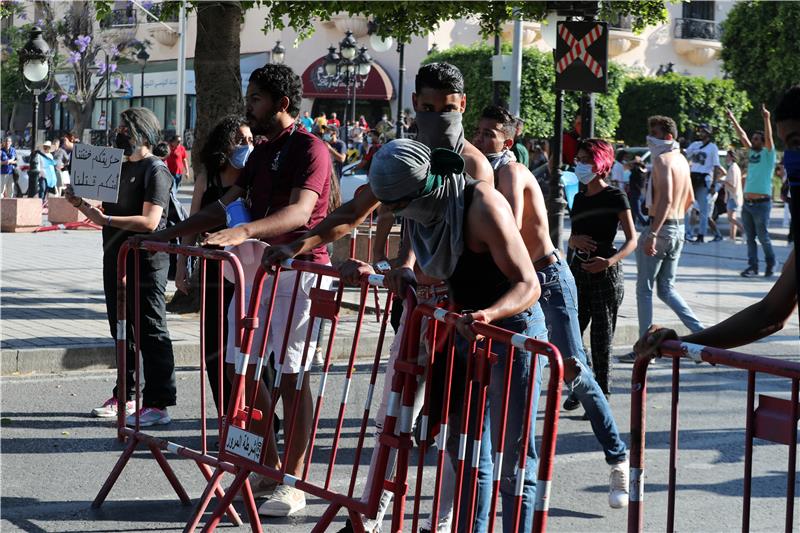 TUNISIA DEMONSTRATION ANTI POLICE VIOLENCE