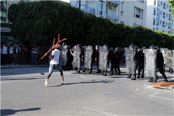 TUNISIA DEMONSTRATION ANTI POLICE VIOLENCE