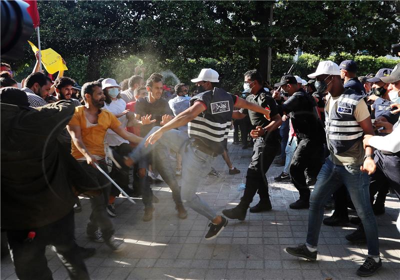 TUNISIA DEMONSTRATION ANTI POLICE VIOLENCE