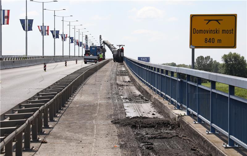 Počeli radovi na uređenju Domovinskog mosta