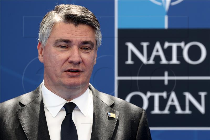 Milanović na NATO samitu: Dayton ubačen u dokument, ali nakon šest dana inzistiranja