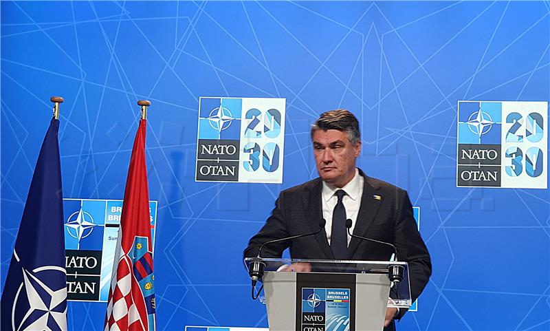 Milanović zabrinut zbog otpora nekih članica NATO-a da se spomene Dayton