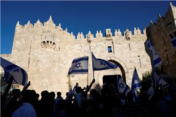 ISRAEL JERUSALEM FLAG MARCH