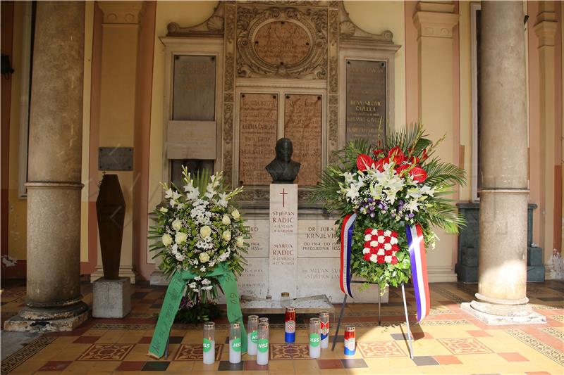 Saborsko izaslanstvo odalo počast žrtvama atentata u Beogradu, 20. lipnja 1928.