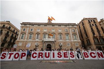 SPAIN CRUISE SHIPS PROTEST