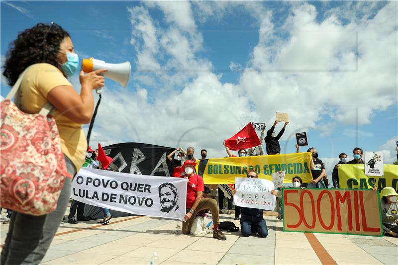 PORTUGAL BRAZIL DEMONSTRATION AGAINST BOLSONARO