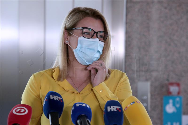 Nikolina Brnjac dala izjavu za medije